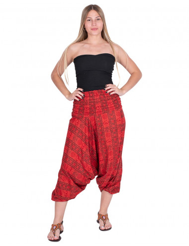 Calça Hippie Vermelha 2
