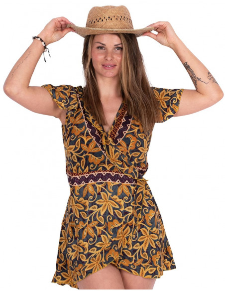 Robe portefeuille extra courte