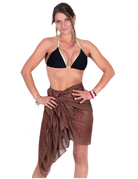 Pareo Brown Rayon