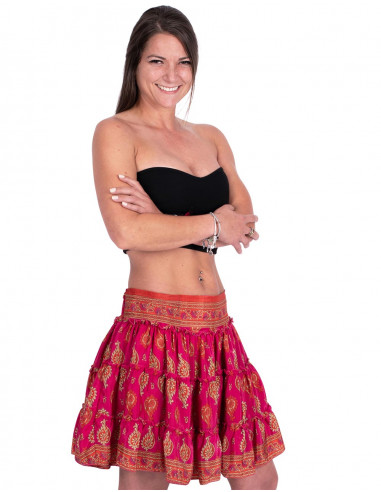 Mini Skirt with Rubber