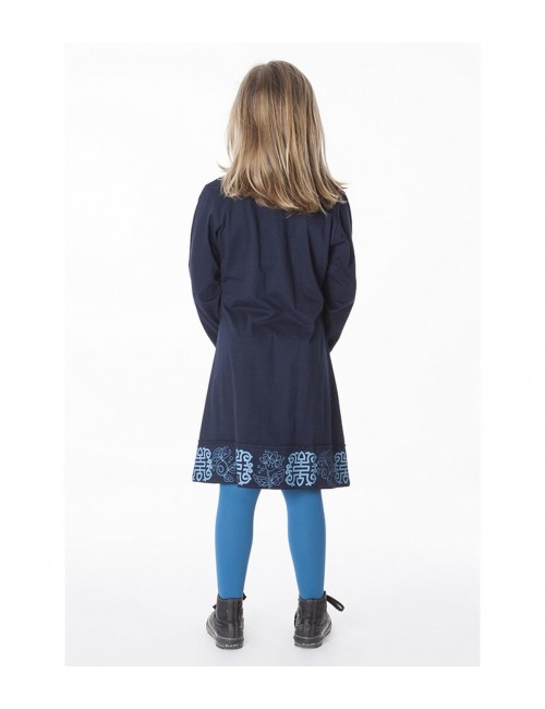 Blue-Cleavage-kids-Short-Dress