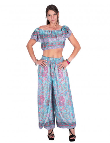 Crop Top mit Rüschen 2
