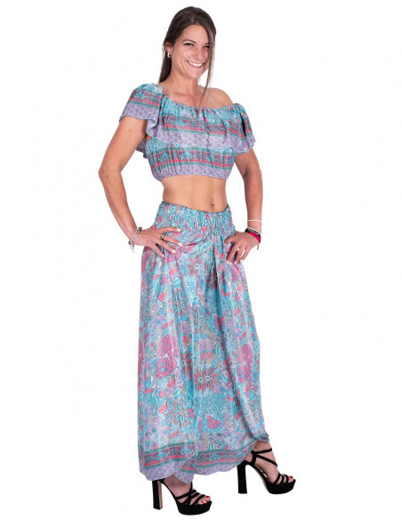 Crop Top with Ruffles