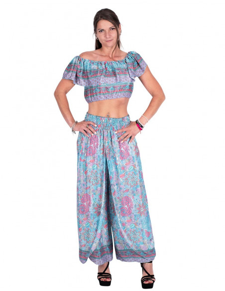 Bedruckte gekreuzte Hose