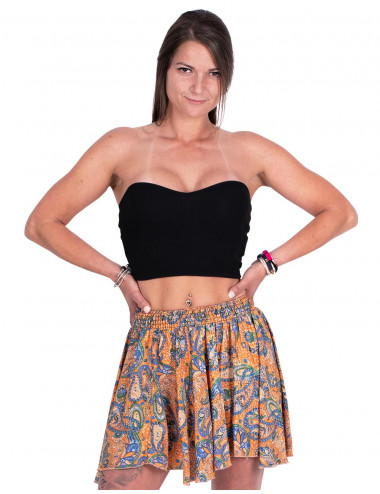Orange Mini Skirt 2