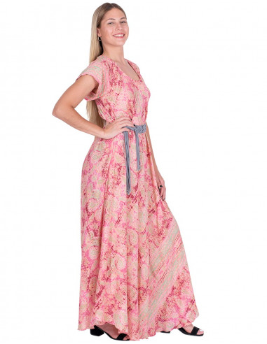 Pink Large Size Dress