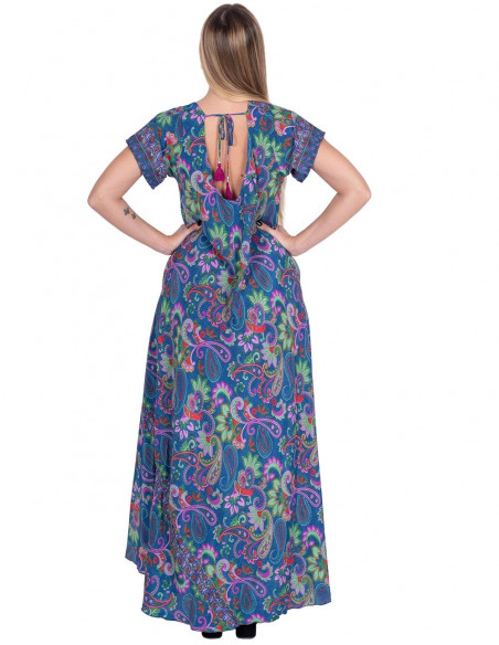 Blue Dress Large Size