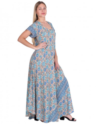 Flowers Dress Large Size