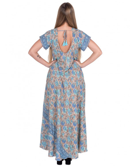 Flowers Dress Large Size