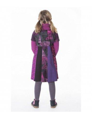 vestido_franjas_niña_violeta_divertido 2
