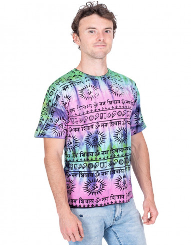 T-shirt Hippie Tie Die