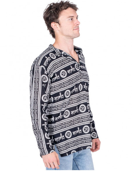 Black Kurta Shirt