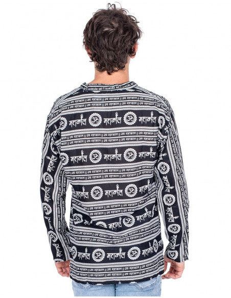 Schwarzes Kurta-Shirt
