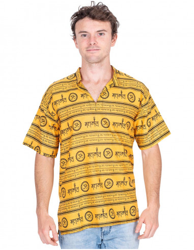 Yellow Ethnic Shirt