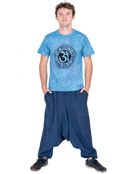 Pantaloni Blu Saruel