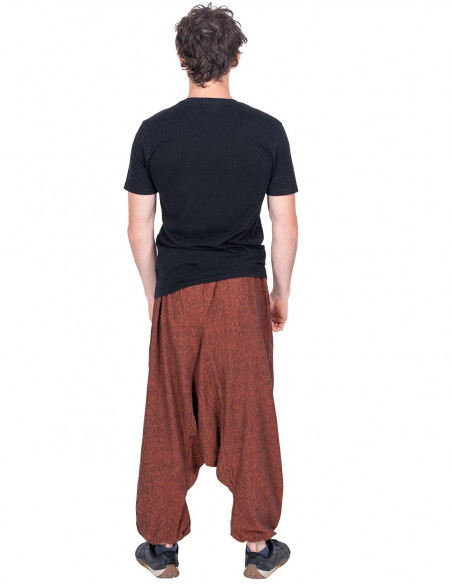 Pantaloni hippie marroni