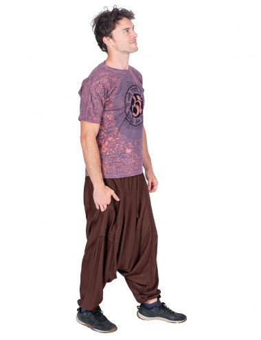 Pantaloni stile Hippie marroni