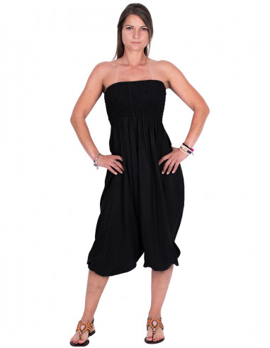 Roupa Versátil de Rayon Preto