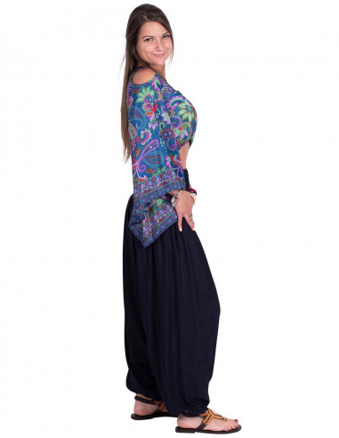 Pantaloni della tuta in rayon blu