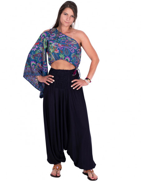 Pantaloni della tuta in rayon blu