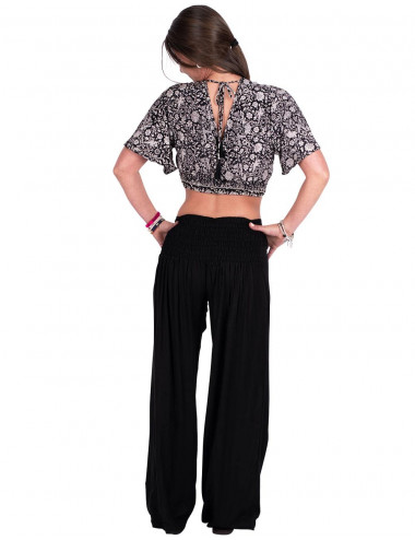 Black Viscose Pants 2