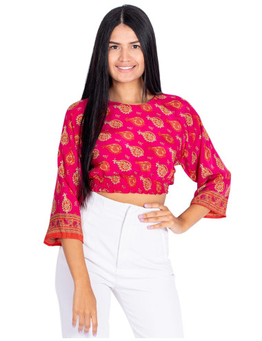 blusa-croped-seda-rojo-otoño 2