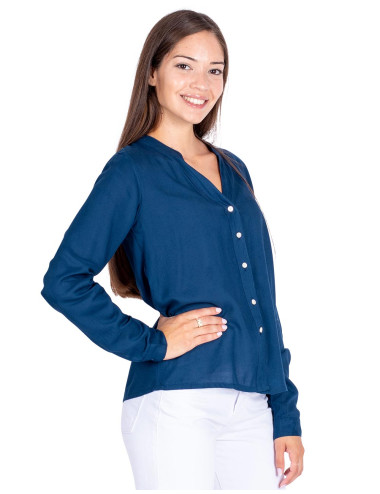 Camisa Rayon Azul