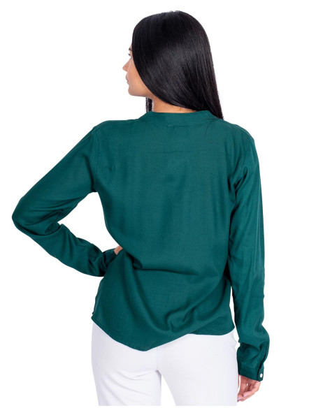 Chemisier basique vert