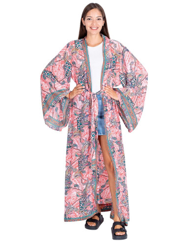 Kimono long imprimé