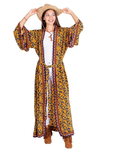 Langer Kimono im Boho-Stil