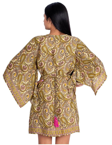 vestido-midi-mangas-amplias-estampado-amarillo