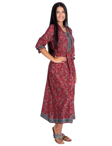 Bedrucktes Midikleid