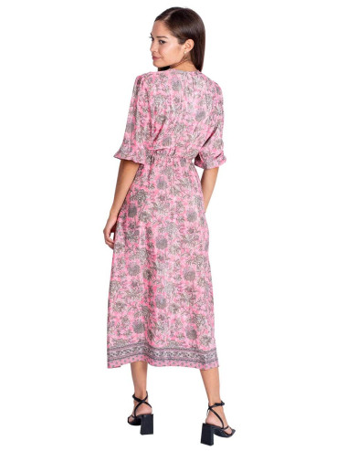 Robe mi-longue décontractée 2