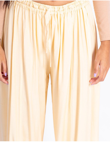 Bloomers de ioga bege