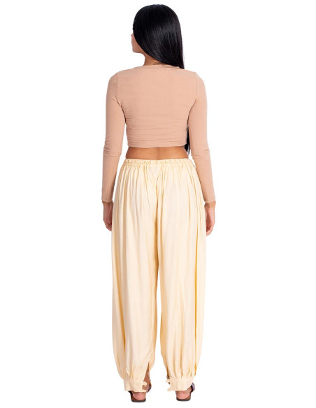 Beige Yoga Bloomers