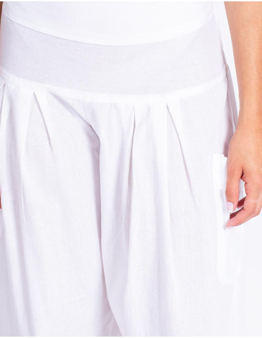 Bloomer in cotone bianco
