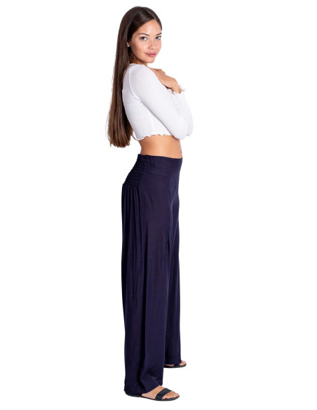 Calças largas femininas