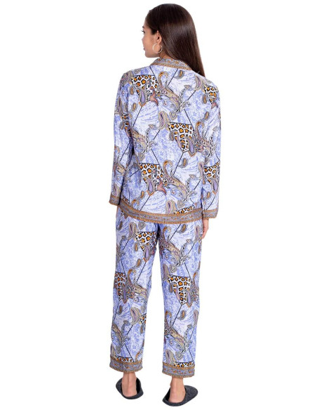 Pijama de seda feminino