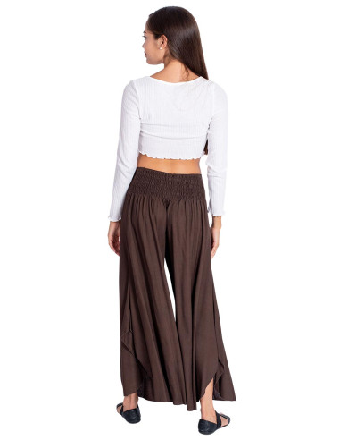 Pantalon jupe en viscose