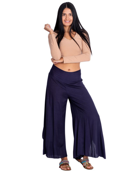 Calça Azul Larga
