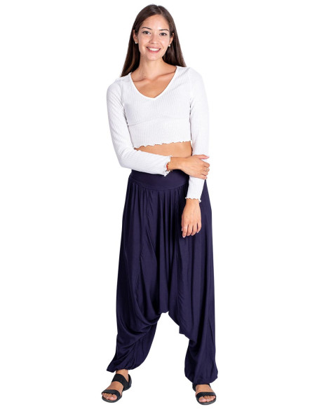 Calça Harém de Viscose