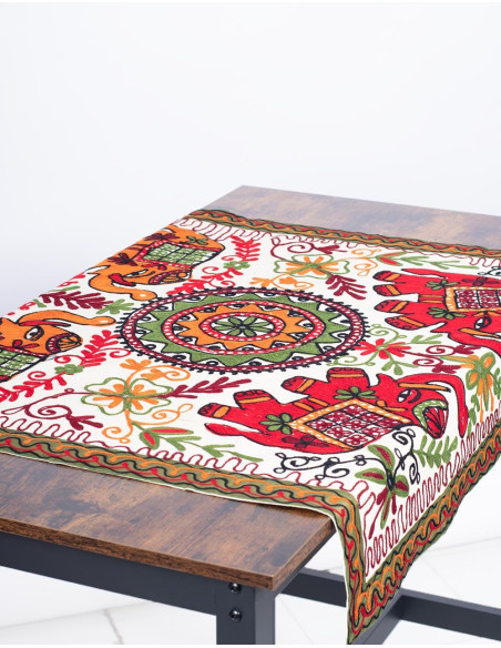 Handmade Tapestry 4 Elephants
