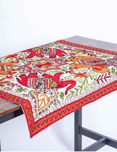 Handmade Tapestry 4 Elephants