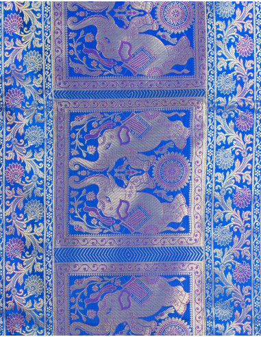 Arazzo/runner da tavola blu brillante