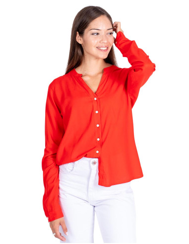 Camicia rossa da donna