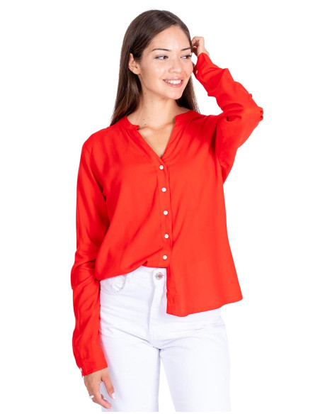 Camicia rossa da donna
