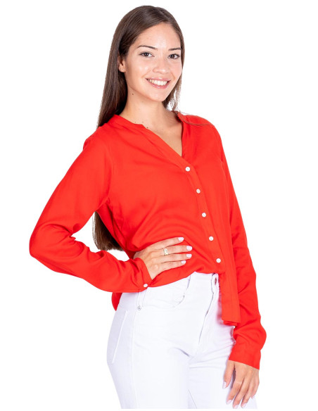 Camicia rossa da donna