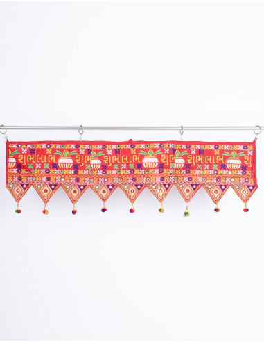 Red Toran with Beads