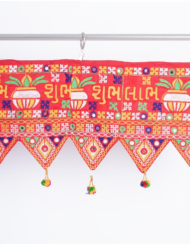 Red Toran with Beads