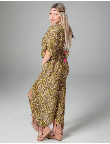 Boho Style Yellow Printed... 2